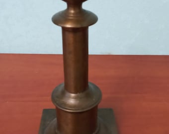 Vintage Brass Candlestick Candle Holder Home or Garden Forged Metal