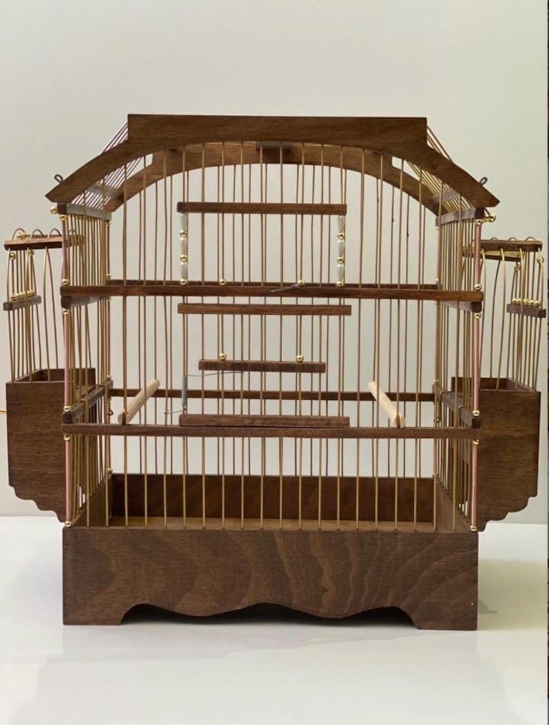 Handmade Wooden Bird Cage Canary Finch Parakeet Cage Photo Inspiration