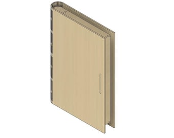 Large Book Box | Flexible | Laser cut | 2D DXF files | Glowforge