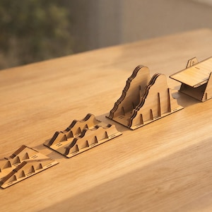 Rc Rock Crawler Parcours: Laser Cut Dateien (DXF SVG PDF) | Achsial SCX10 Traxxas Rock-Course