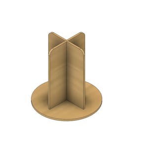 Configurable tape holder | Duct tape | Masking tape | 3 sizes | Laser cut | 2D DXF SVG files | Glowforge