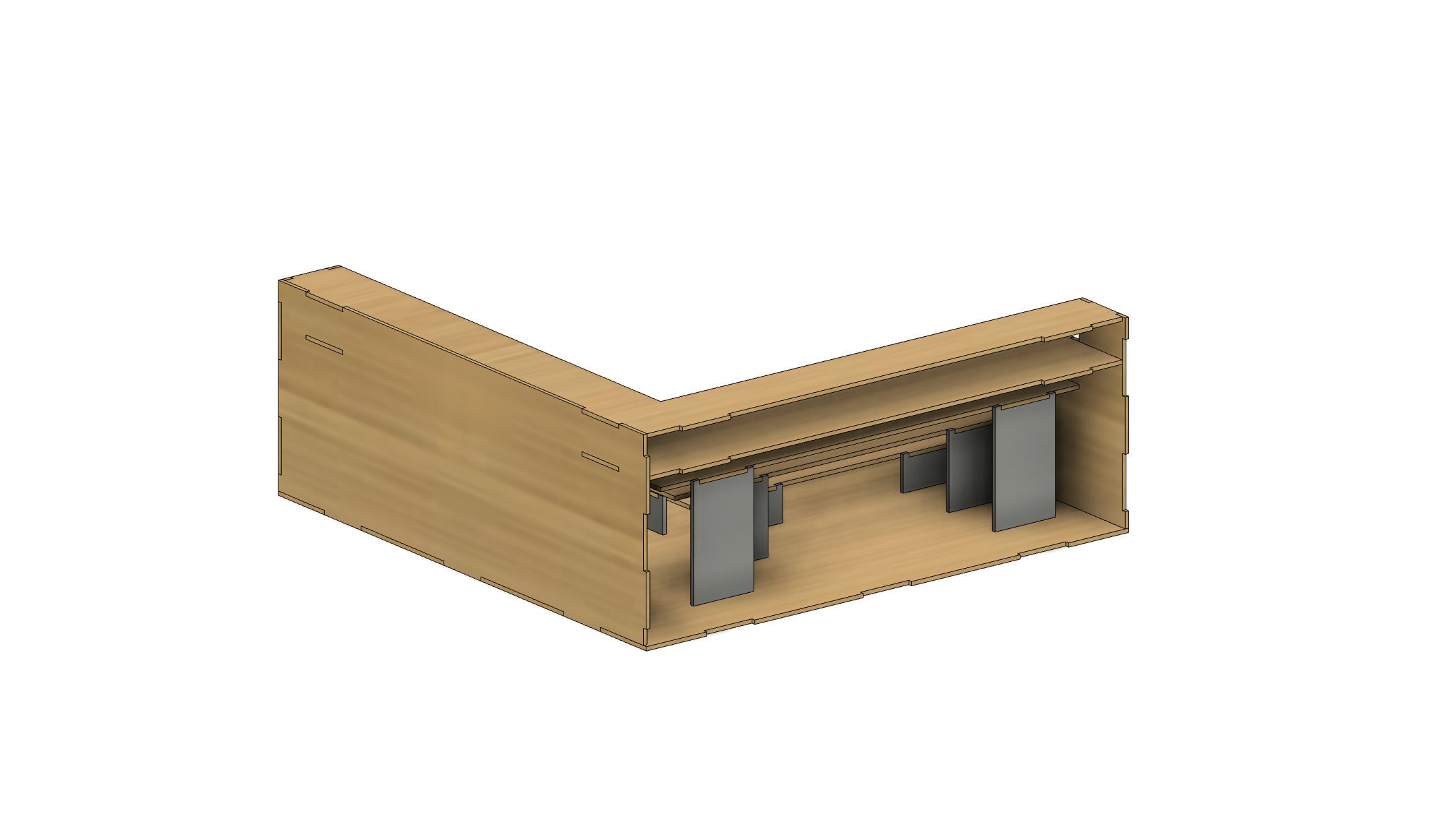 Corner Paint Rack: Laser Cut Files (DXF SVG PDF) | Modular Hobby Corner ...