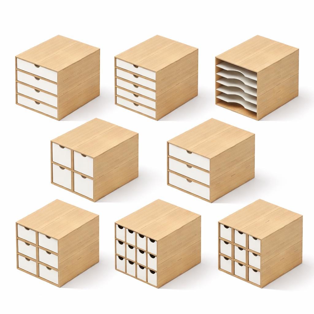 Kallax Bundle – 8 Designs: Laser Cut Files (DXF SVG PDF) | Ikea