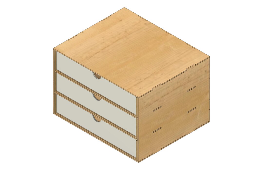 Modular Hobby Organizer 3-drawer Laser Cut Files (DXF SVG PDF) - Etsy