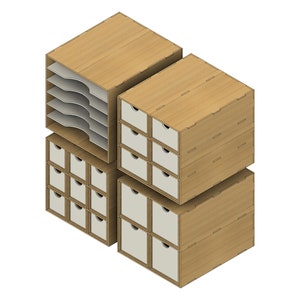 Kallax Insert Mini Bundle: Ikea Hack Laser Cut Files (Digital files)
