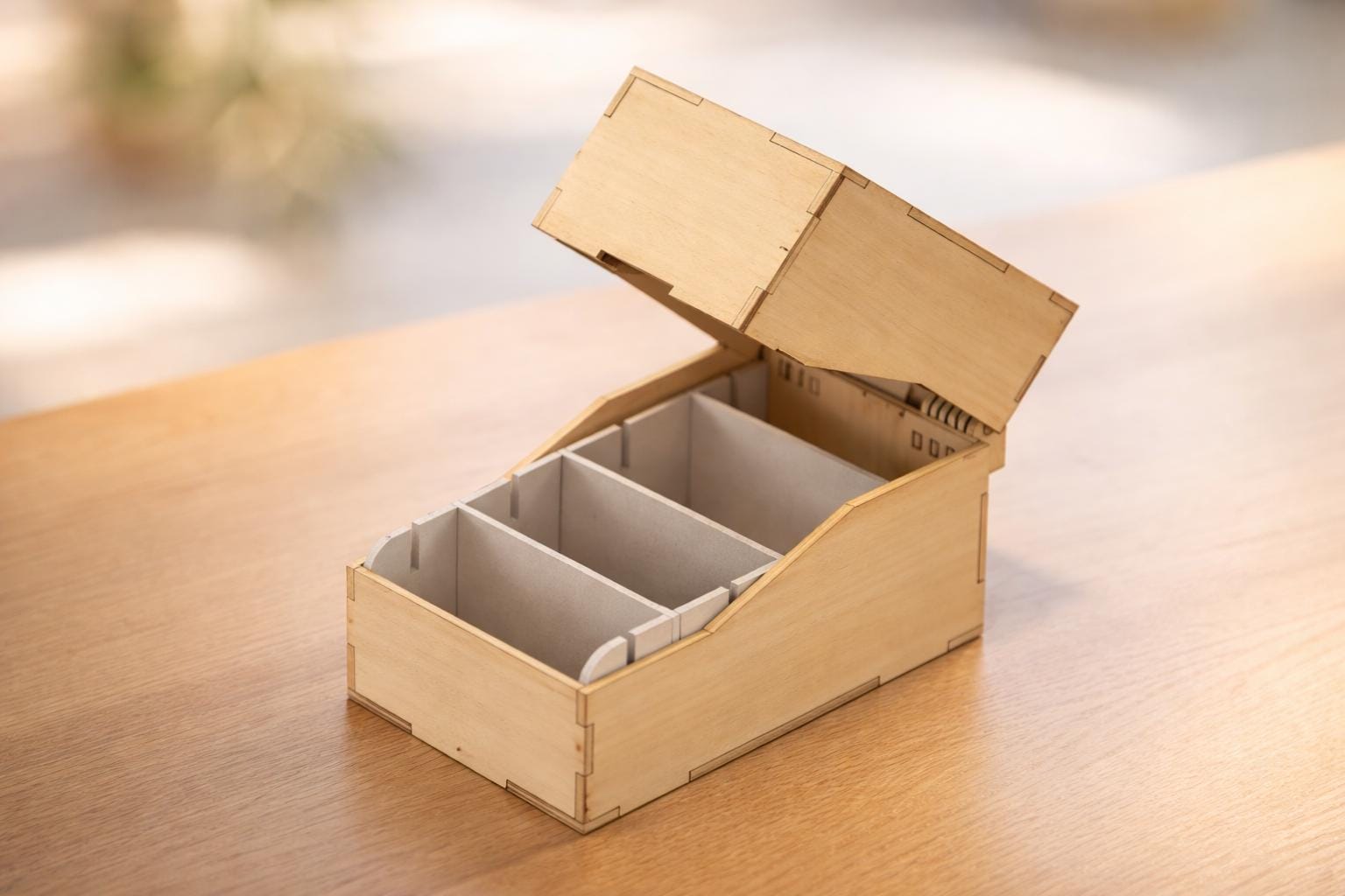 Modular Trading Card Storage Box SVG DXF PDF | Laser Cut Hinged