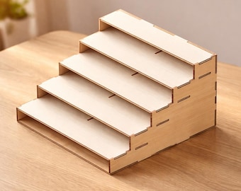 Product Display Stand - 30cm: Laser Cut Files (DXF SVG PDF) | Market Stall Craft Fair Retail