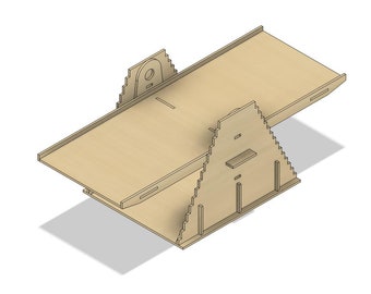 Rock Crawler SeeSaw Obstacle | RC Crawler | Laser cut files | 3 Adjustable Positions | 2D DXF SVG files | Glowforge