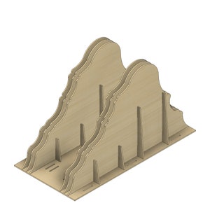 Rock Crawler Uphill Hindernis | Modellbau 3mm | Laser cut Dateien | Einstellbare Positionen | 2D DXF SVG-Dateien | Glühschmiede