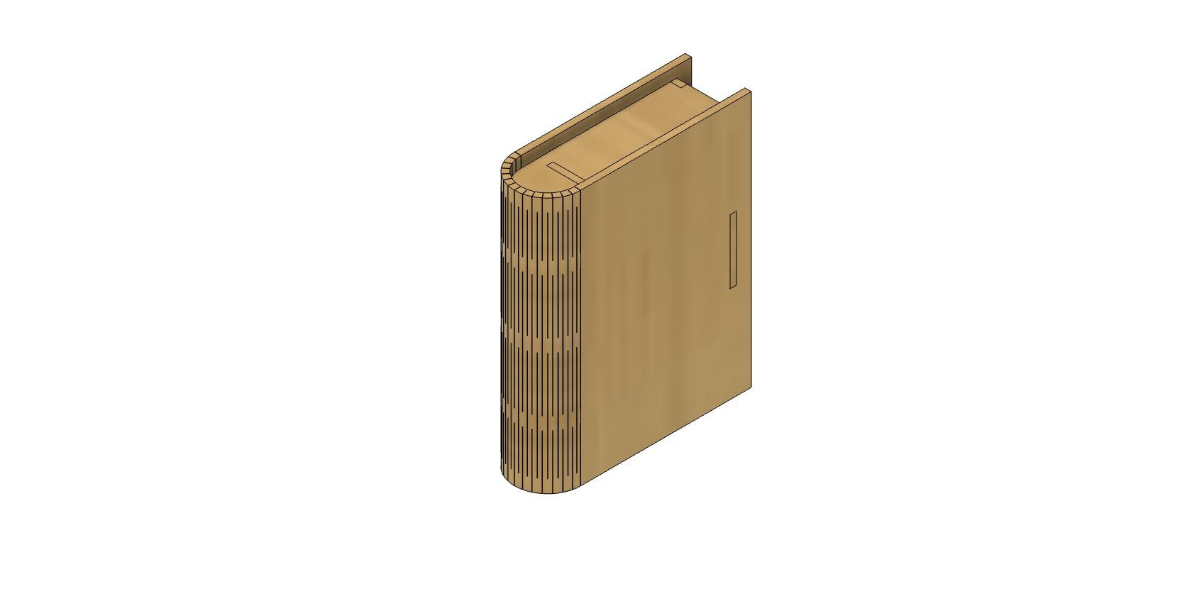 Small Book Box Small Book Box | Flexible | Laser Cut | (DXF, SVG, Digital Files) - Etsy