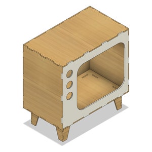 Cama para gatos / Cama para mascotas / Proyecto animal / 6 mm de grosor / Archivos de corte por láser / 2D DXF SVG / Archivos digitales