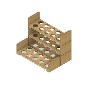 Fresh Egg Holder | Stackable | Laser cut files | 2D DXF files | Glowforge
