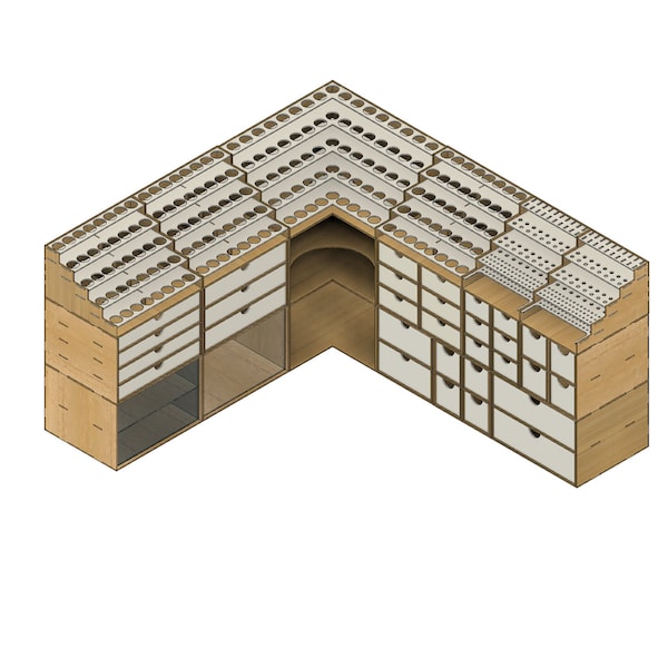 Modular Desktop Organizer - Etsy