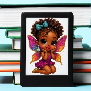 Whimsical Fairy Clipart Bundle: Chibi PNG Graphics (Digital Download)