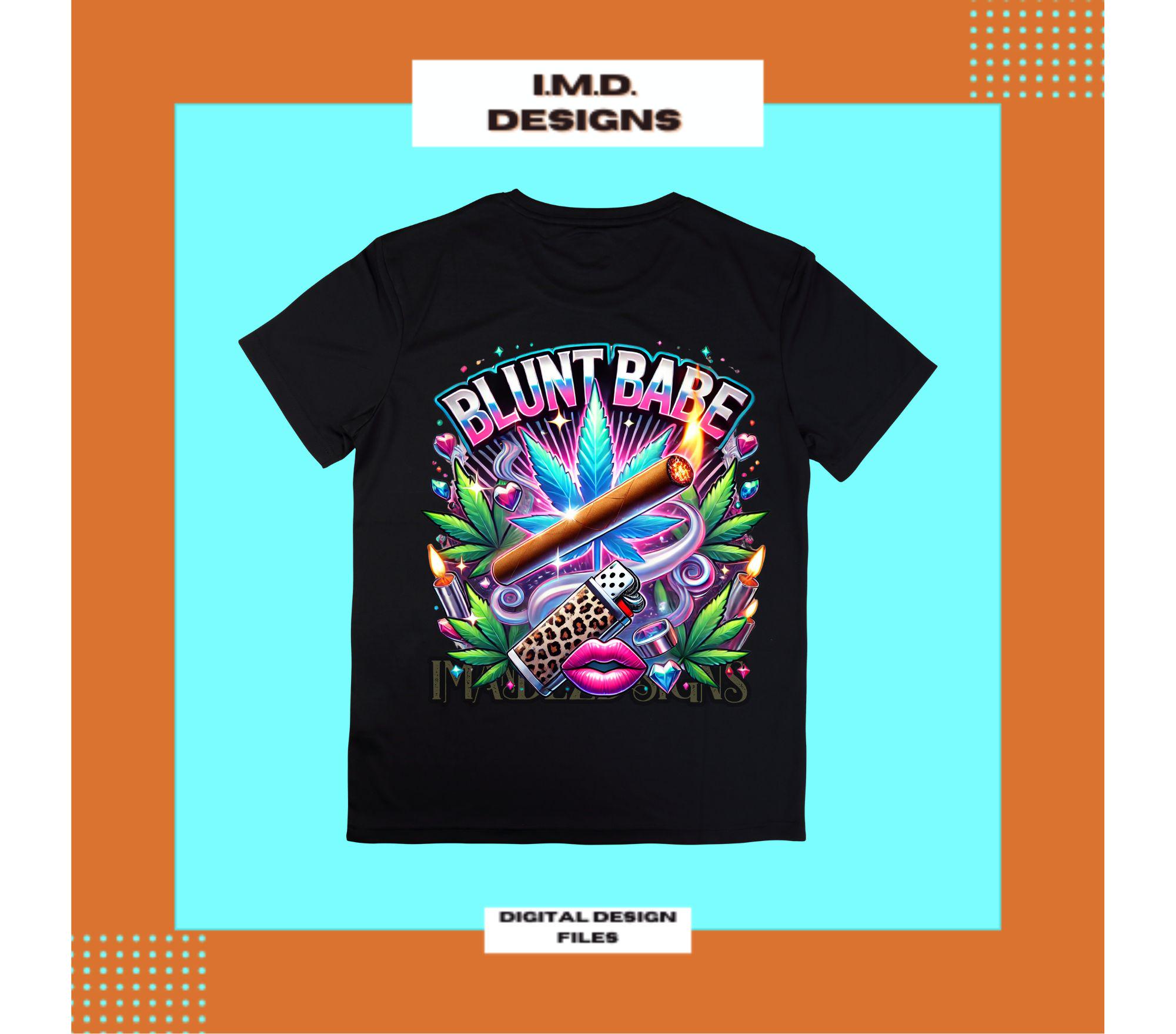 Blunt Babe Clipart, 420 Urban Design, Psychedelic PNG (digital Download ...