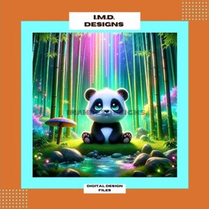Panda bear digital files, cute panda clipart, digital panda art, printable panda images, animal PNG downloads, panda illustrations,
