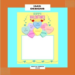 Tarjeta de San Valentín gigante imprimible, tarjeta de regalo de San Valentín, plantilla CANVA lista para imprimir, tarjeta de San Valentín con corazones dulces, tarjeta de San Valentín editable