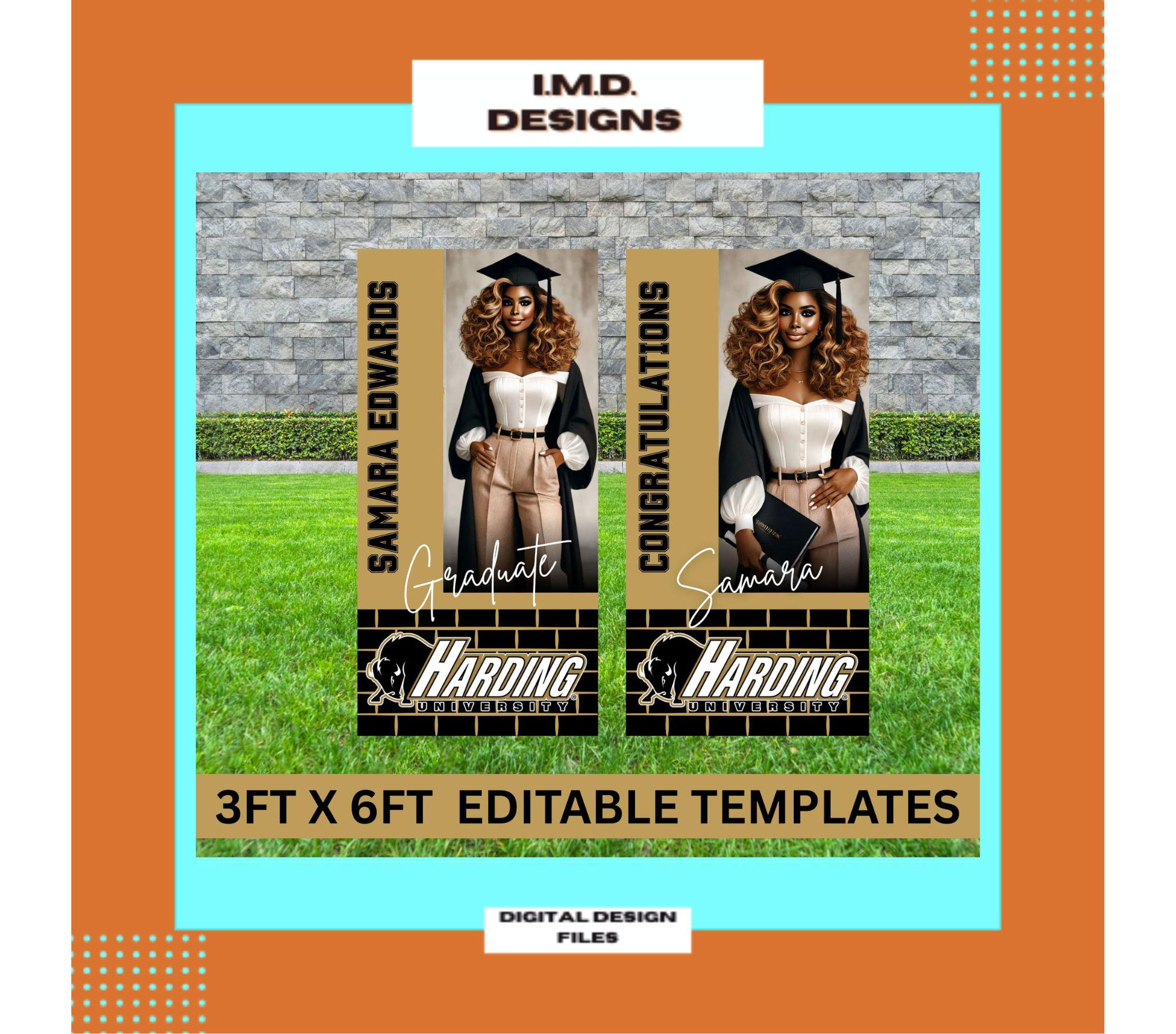 Graduation Archway Template Bundle: Editable Canva Designs (digital ...