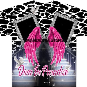 PHOTOSHOP Memorial All Over T shirt Template, 3d memorial shirt template, 3d print, digital download
