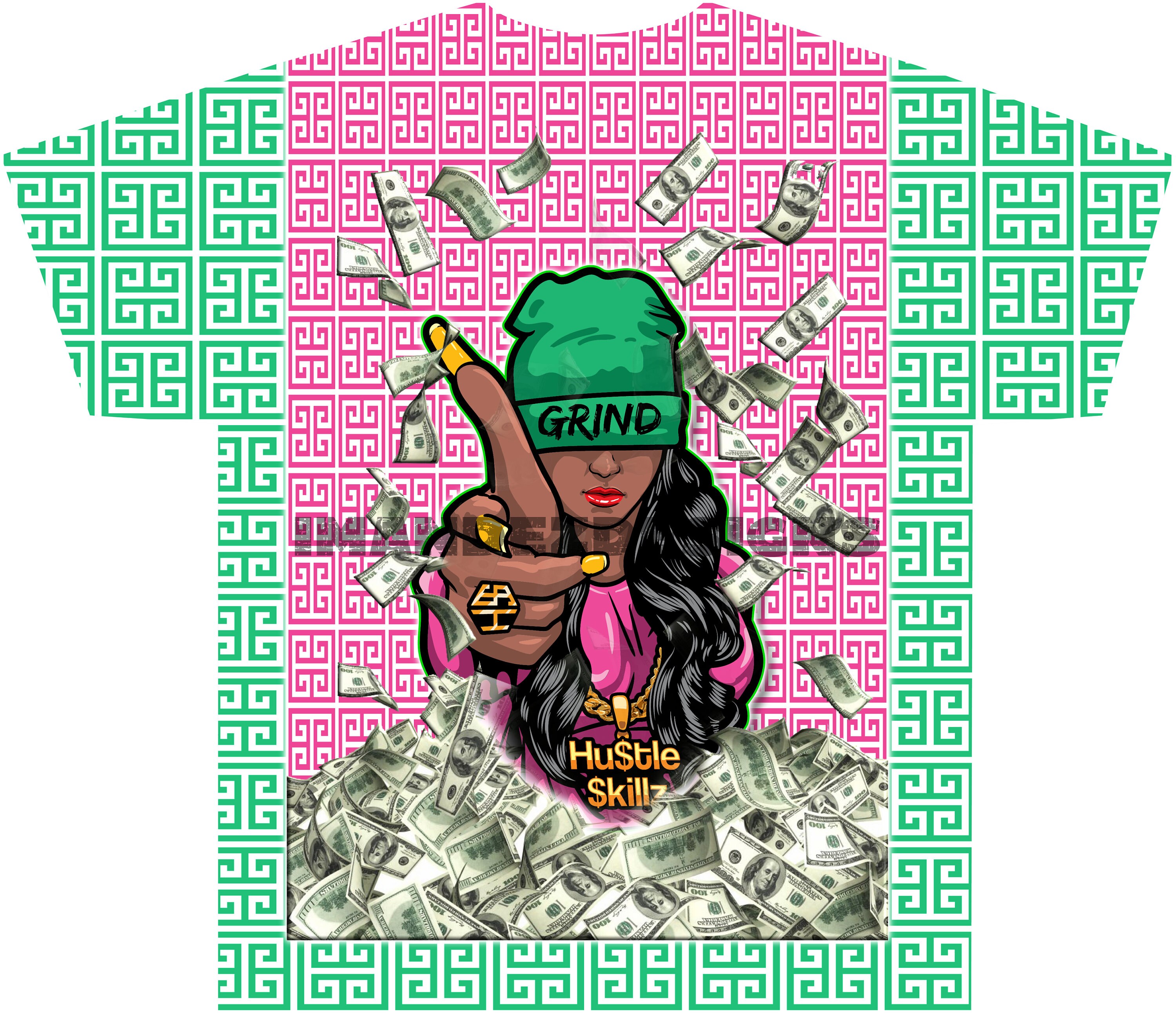 3d-designed-template-hustle-all-over-t-shirt-template-3d-print