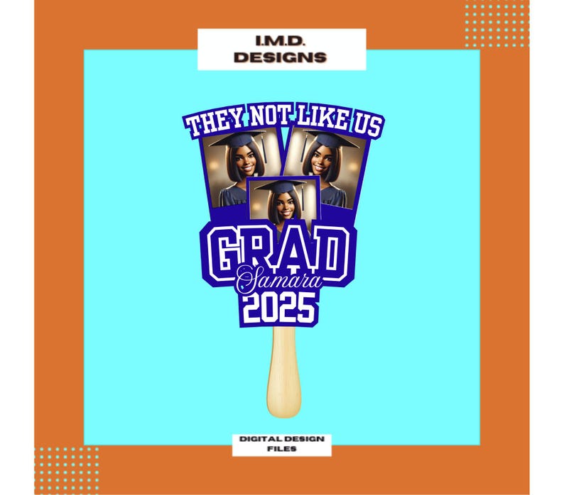 9 Custom Graduation Fan Templates: Paddle Design (canva, PDF Download ...