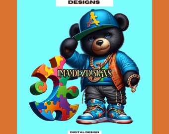 Autism Awareness PNG: Colorful Spectrum Art (Digital Download)
