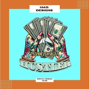 Money Hands png, Hustle clipart for sublimation and DTF, Hustle trap design, Hustle and grind clipart, grind mode png, digital download