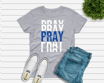 Pray Through It, Unisex Prayer T-shirt, Christian Prayer T-shirt, Pray T-shirt, Gift for mom