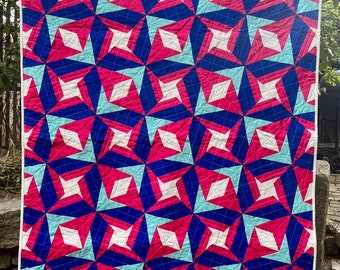 Disco Diamonds Quilt Pattern