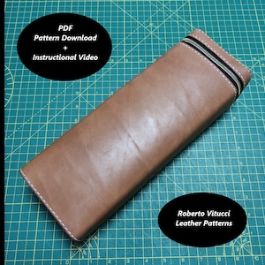 Leather Bottle Case Pattern + Instructional Video