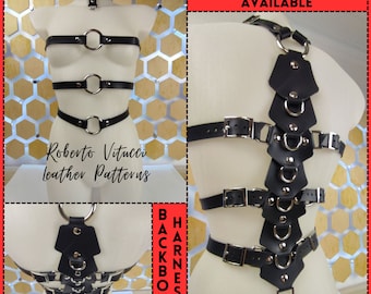Backbone Leather Harness Pattern – Modular BDSM Harness DIY PDF + Tutorial Video