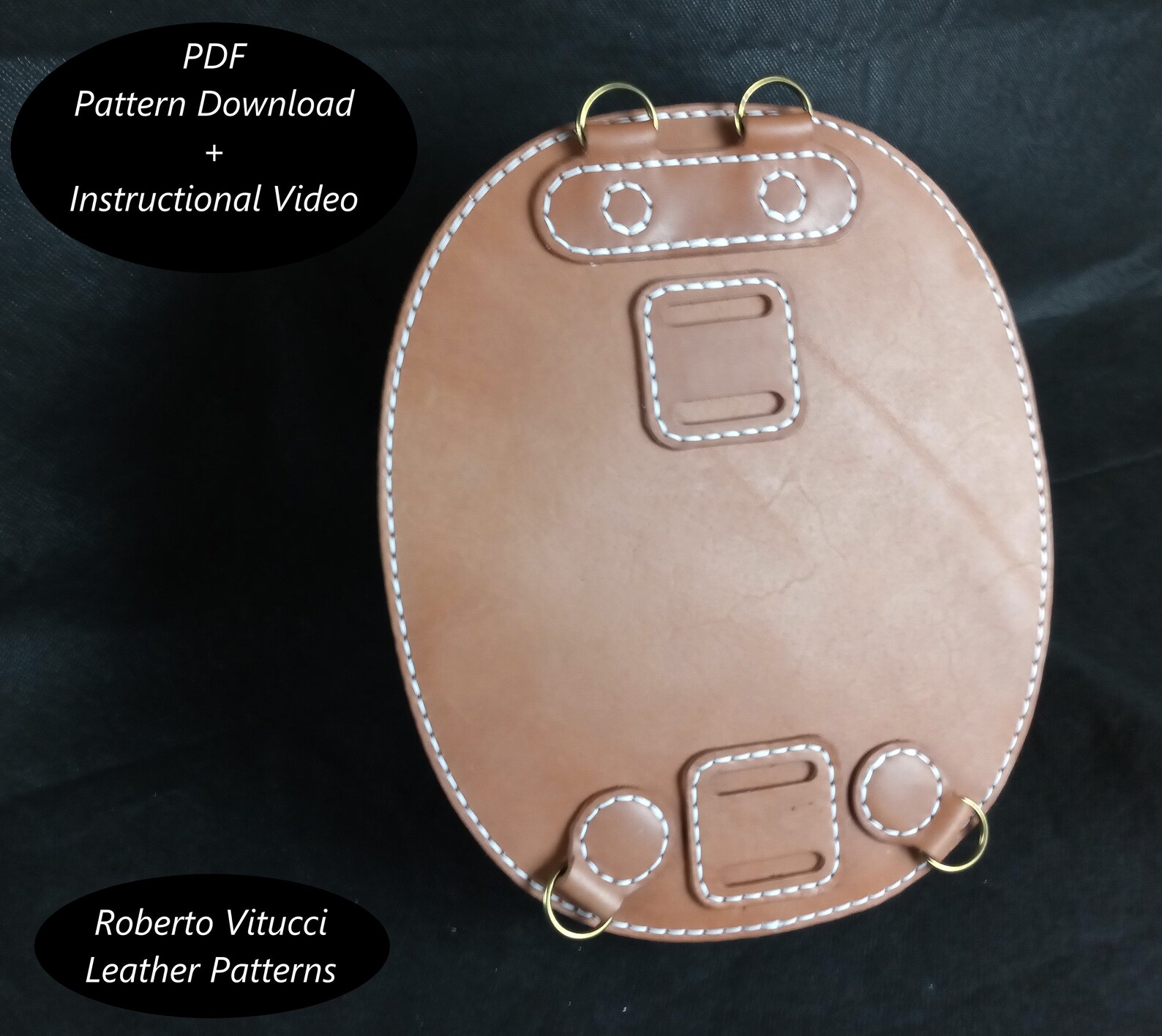 WoW Leather Belt Bag Pattern Instructional Video Etsy