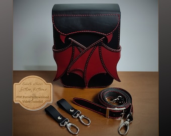 Succubus Leather Bag Pattern – Demon Wing Bag DIY PDF + Tutorial Video