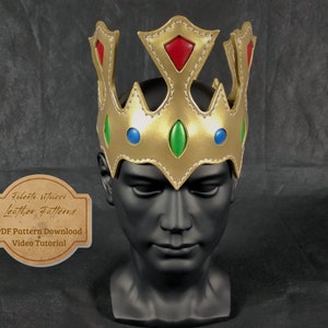Leather Crown Multi Size Pattern + Instructional Video