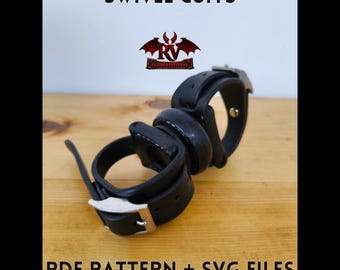 The Warden Swivel Cuffs – Multi-Link Restraints Pattern (PDF & SVG) Tutorial Video