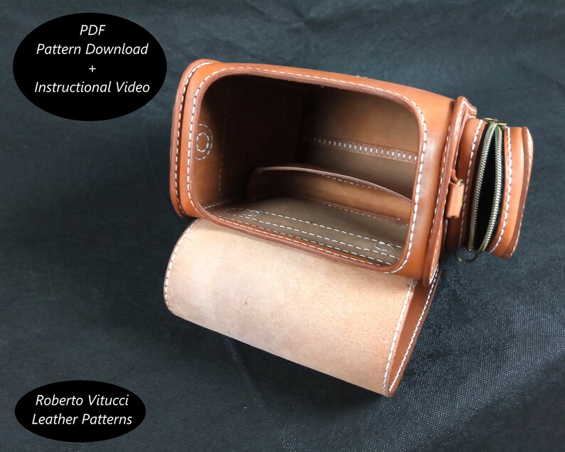 Leather Rucksack Pattern – DIY Leather Backpack PDF + Tutorial Video ...