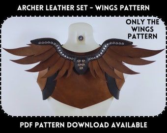 Archer Set Wings Pattern – Fantasy Cosplay Wings PDF + Tutorial Video
