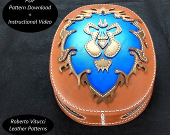 Fantasy Faction Leather Belt Bag Pattern – Leather Bag PDF Pattern + Tutorial Video | Cosplay Leathercraft Bag