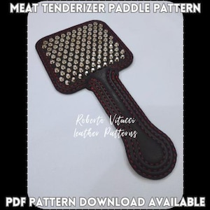 Meat Tenderizer Spanking Paddle Pattern + Tutorial Video