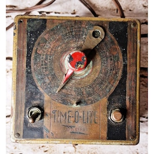 Vintage TIME-O-LITE Photography Darkroom Professional Timer P-59