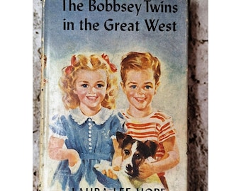 Los gemelos Bobbsey en el Gran Oeste #13 Por Laura Lee Hope 1920 Tapa dura con sobrecubierta