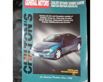 Manual de reparación general de Chilton para motores Cavalier/Skyhawk/Sunbird/Sunfire (1982-96) A06