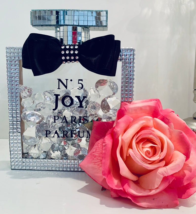 Bling Perfume Bottle Decor Etsy