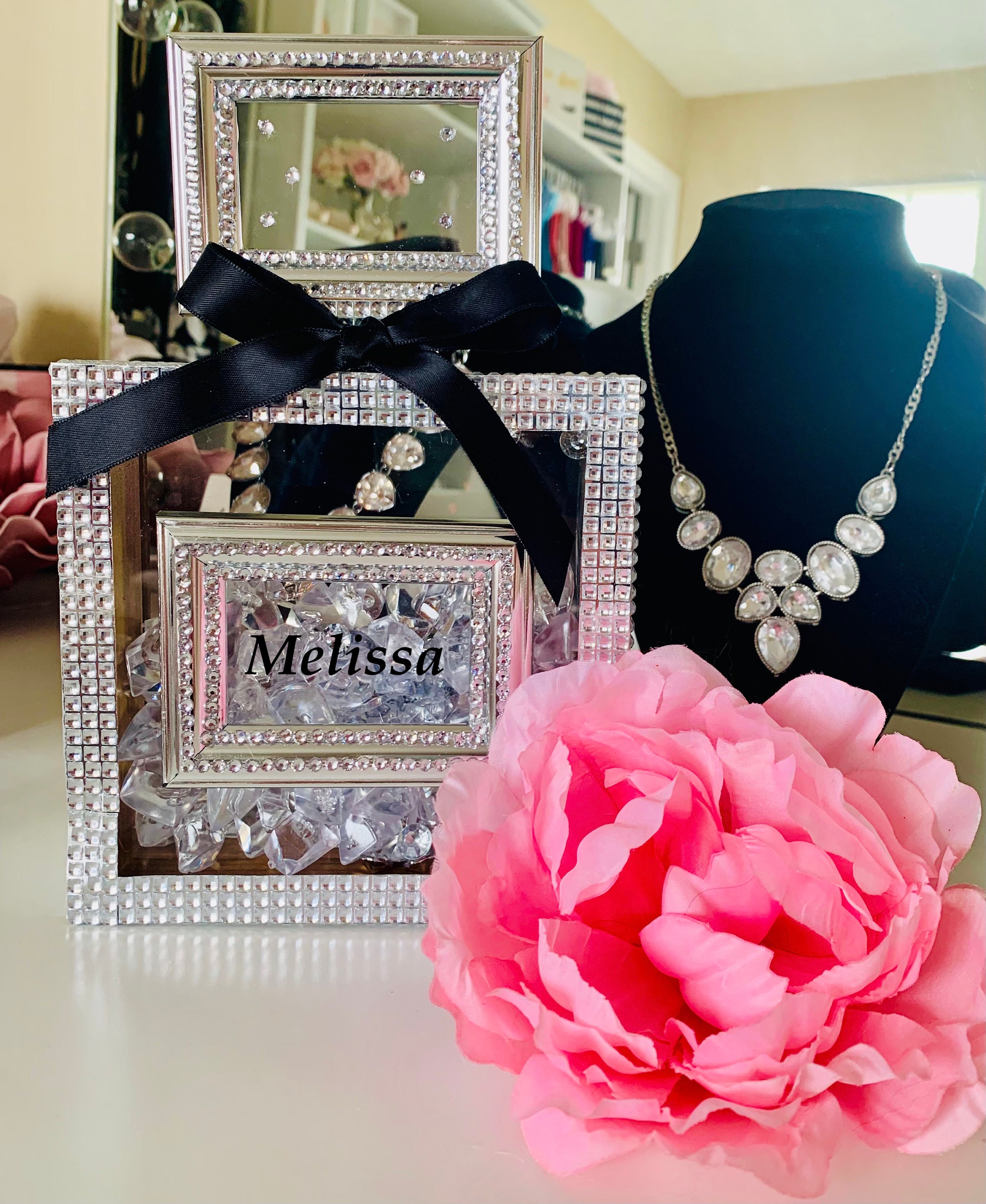 DIY CHANEL BOTTLE, GLAM HOME DECOR