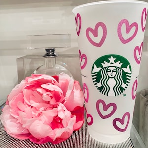 Hearts Abondent à la main Starbucks Cup