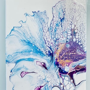 Original Iris Flower Painting