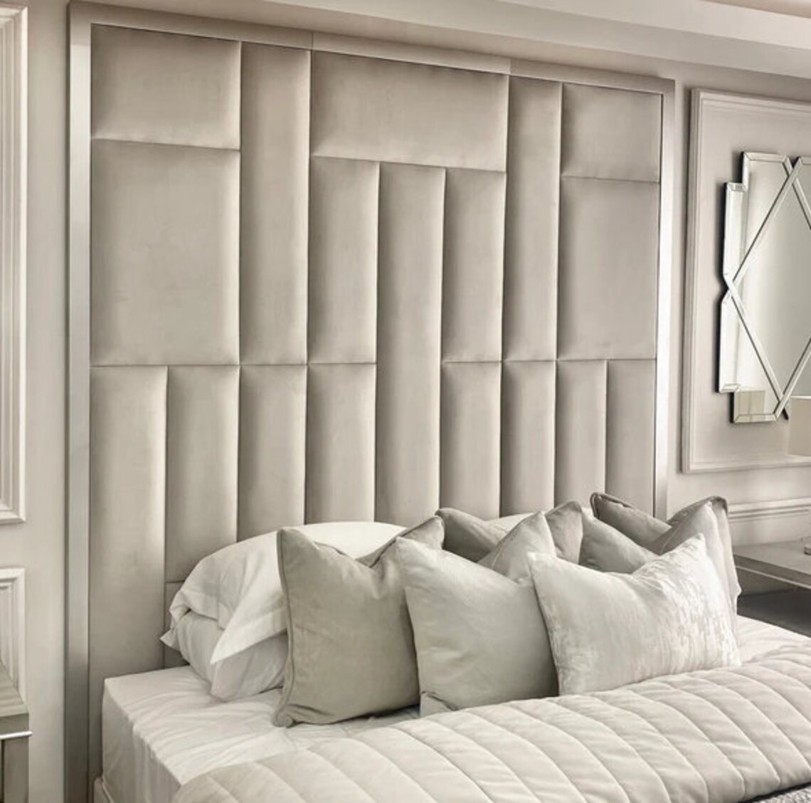 Luxury Upholstered Velvet Wall Panels Wall 3d Panels Stylish Etsy