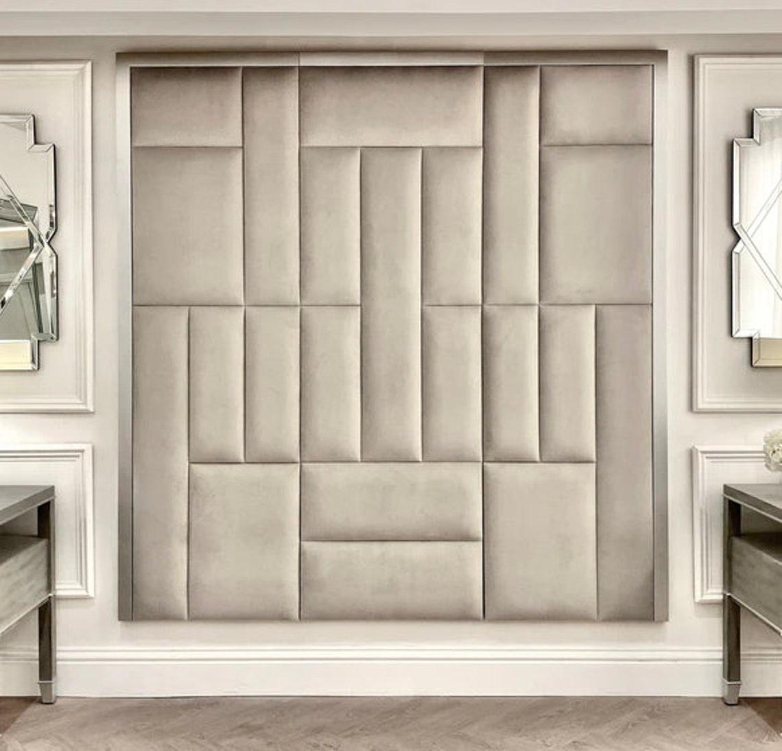 Luxury Upholstered Velvet Wall Panels Wall 3d Panels Stylish Etsy