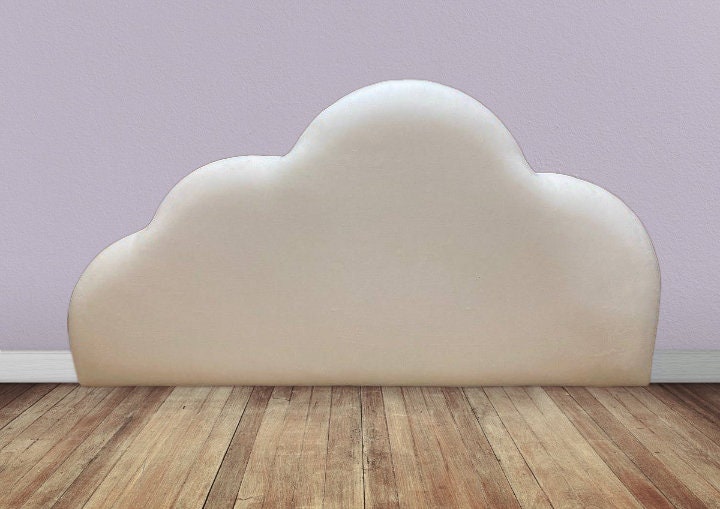 Headboard Cloud Panel, Cloud Veloured Wall Panel, Upholstered Soft ...