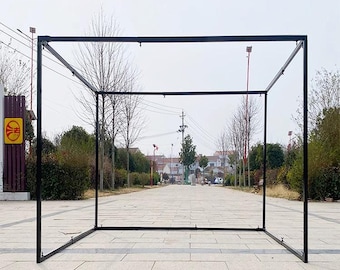 Retractable Rectangular Backdrop Frame Wedding Party Ceremony Background Flower Stand